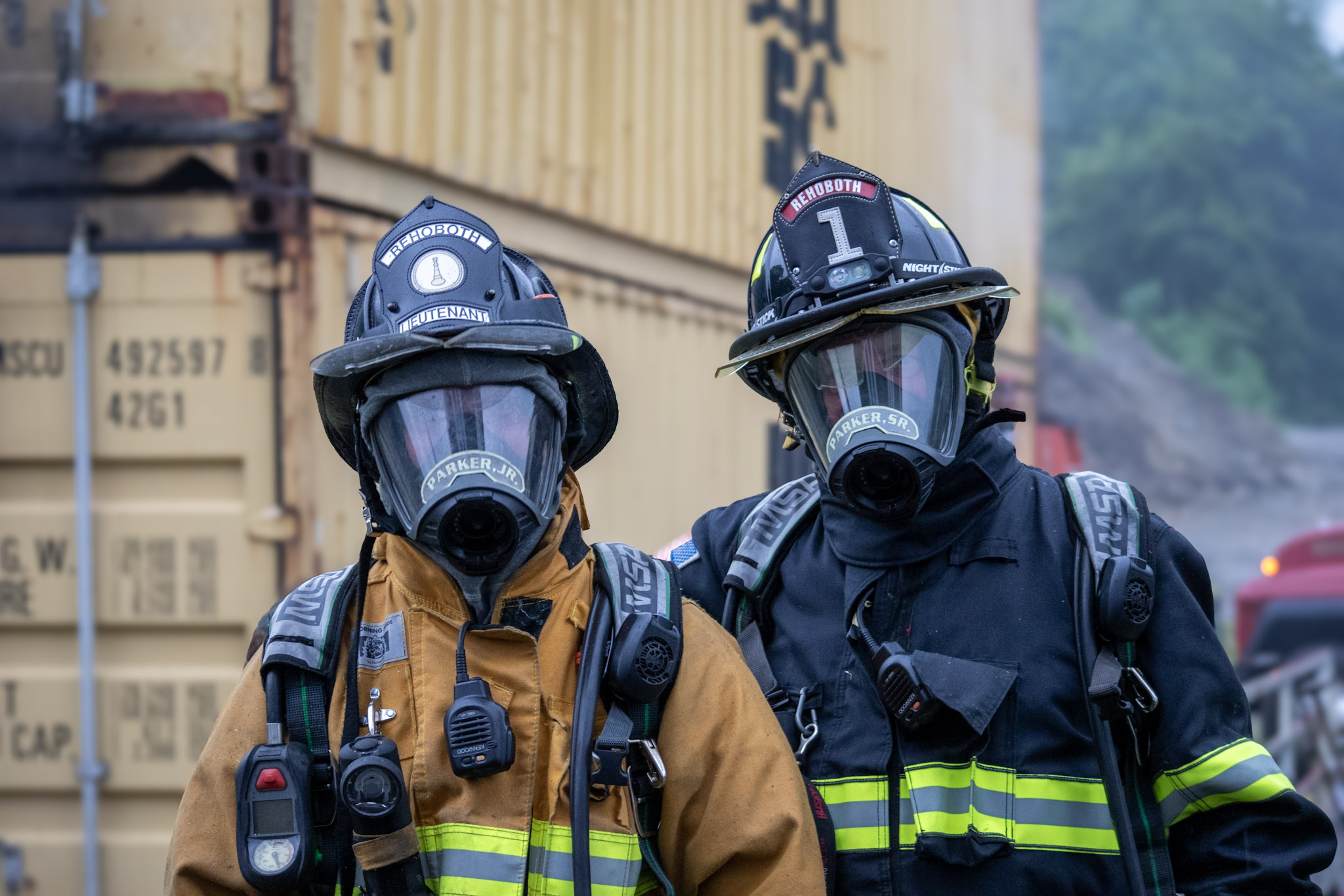 Hold The Line Training Co. — firefighters during training and operations.