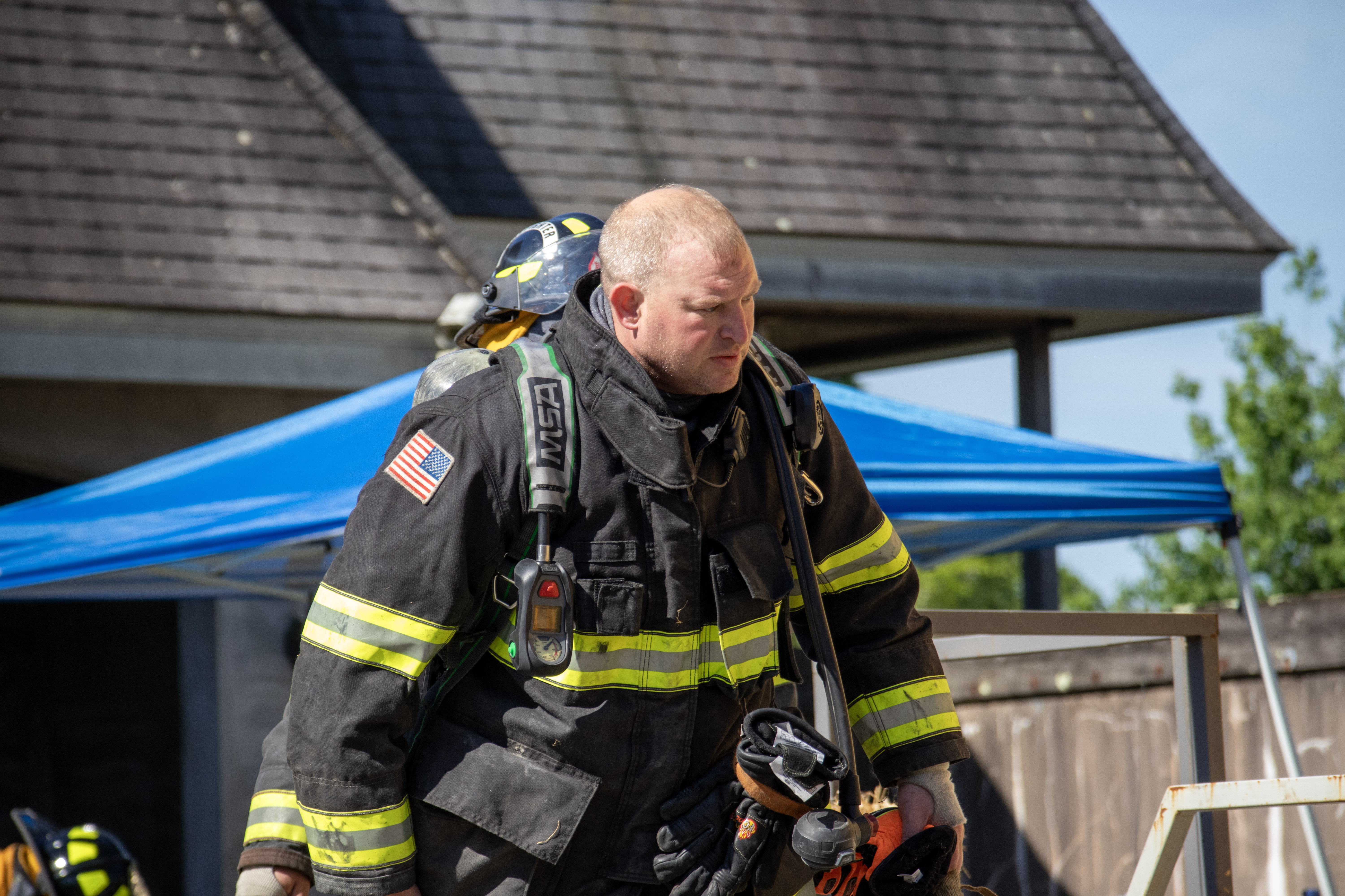 Hold The Line Training Co. — firefighters during training and operations.