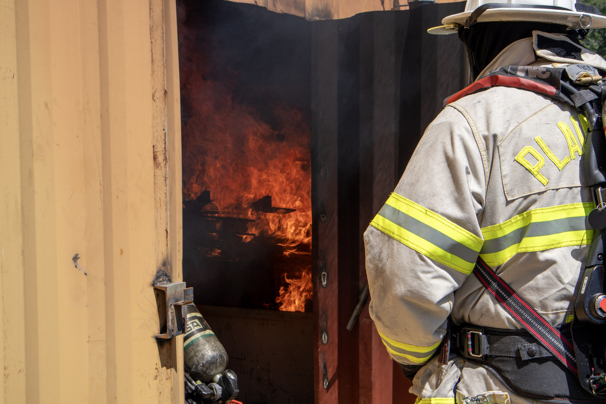 Hold The Line Training Co. — firefighters during training and operations.